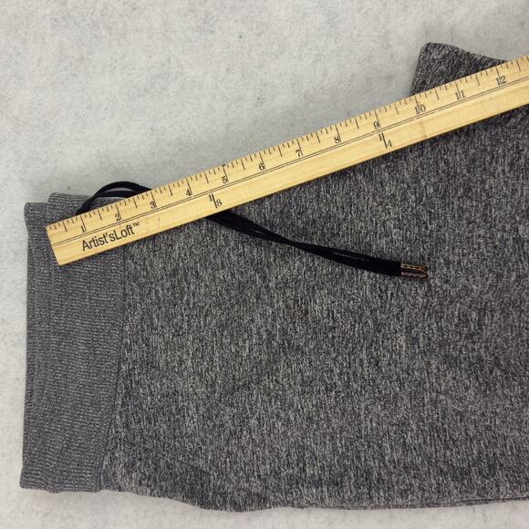 Athleta Gray Medium Drawstring Joggers Polyester Spandex Cozy Activewear - Picture 6 of 10